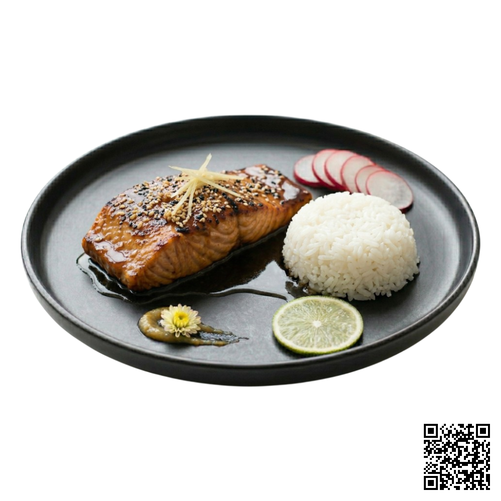 Cơm Cá Hồi Sốt Tery