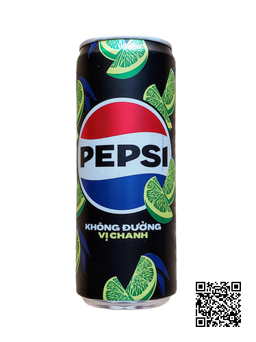 Pepsi Black Chanh Lon 320ml